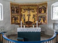 Flügelaltar aus 16.Jh in der Hasle Kirche - Hasle